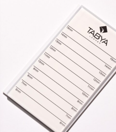 TABYA LASHES WIMPERNVERLÄNGERUNG GRADUIERT UNTERSTÜTZUNGSPALETTE